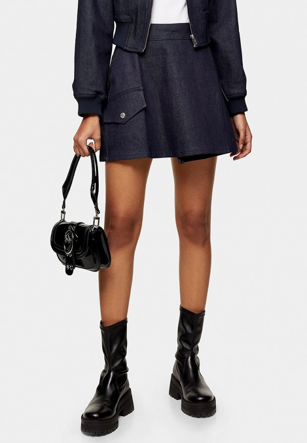 

Юбка джинсовая Topshop, Синий