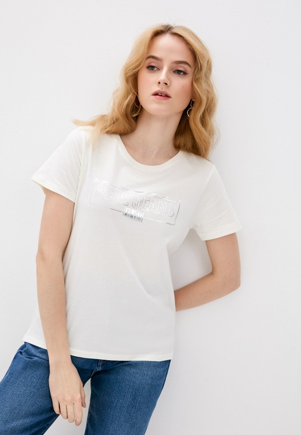 

Футболка Pepe Jeans, Бежевый, BETTY
