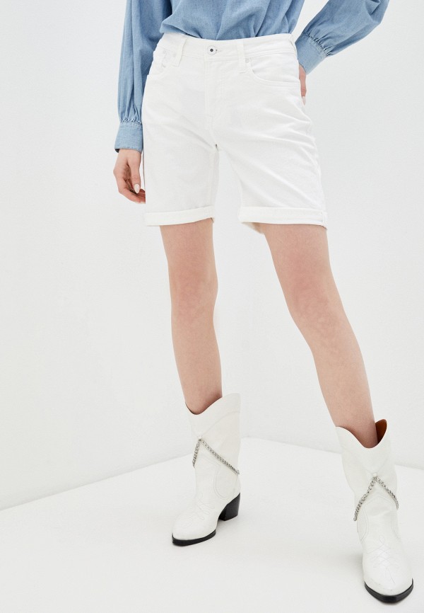 

Шорты джинсовые Pepe Jeans, Белый, POPPY