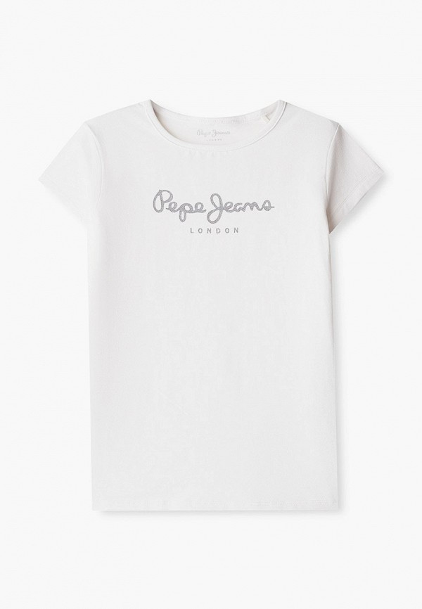 

Футболка Pepe Jeans, Белый, HANA GLITTER S/S