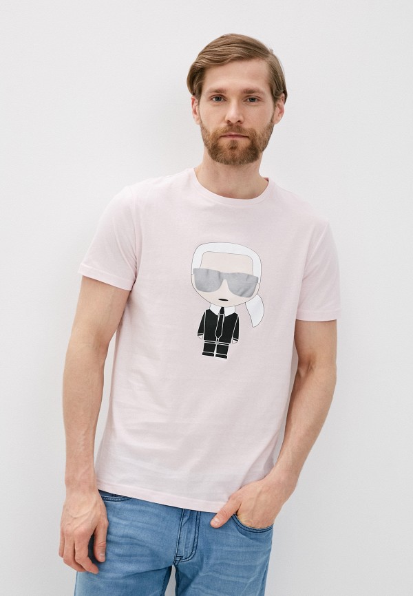 

Футболка Karl Lagerfeld, Розовый