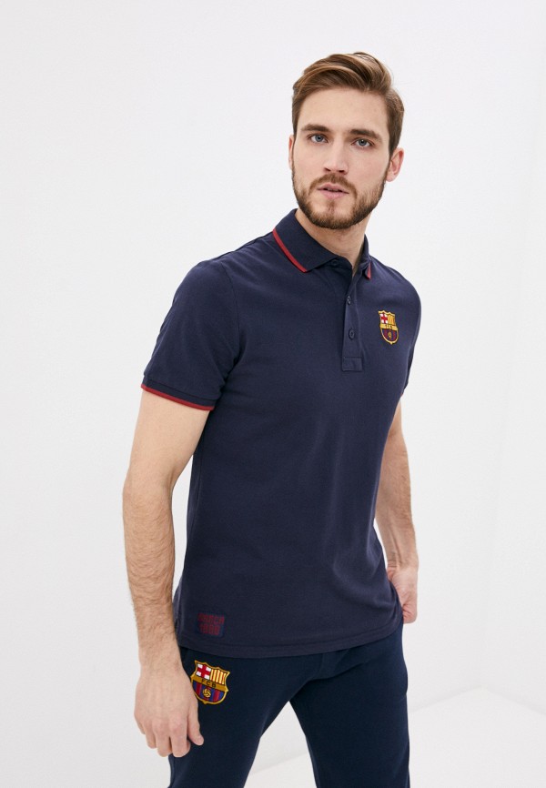 

Поло Atributika & Club™, Синий, FC Barcelona