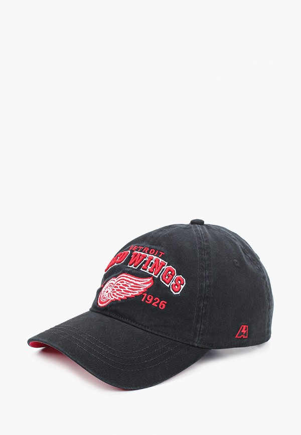 

Бейсболка Atributika & Club™, Черный, NHL Detroit Red Wings