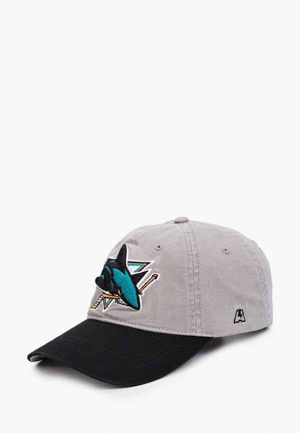 

Бейсболка Atributika & Club™, Серый, NHL San Jose Sharks