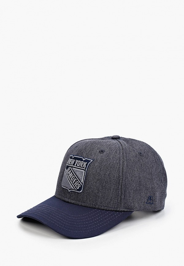 

Бейсболка Atributika & Club™, Серый, NHL New York Rangers