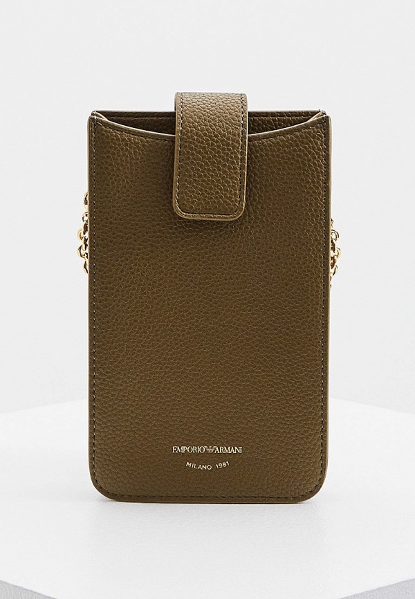 

Чехол для телефона Emporio Armani, Хаки, 10х17 см