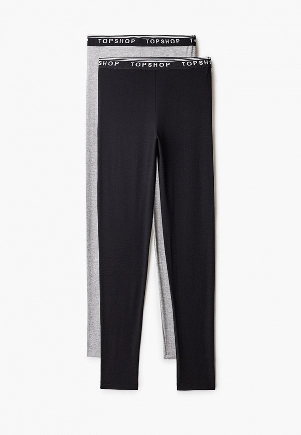 

Леггинсы 2 шт. Topshop, Серый;черный, Topshop RTLAAB124601