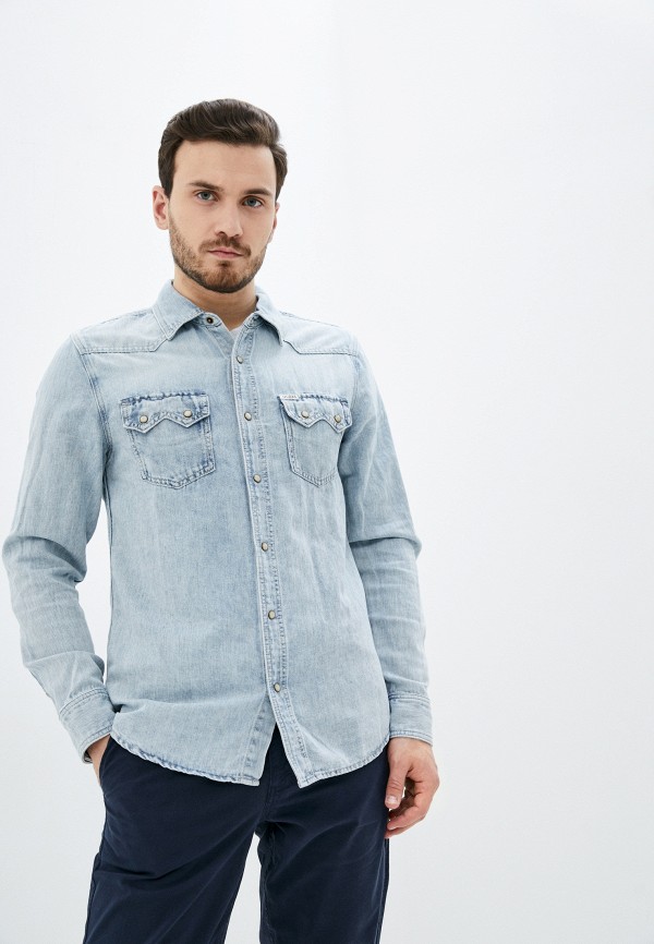 фото Рубашка джинсовая guess jeans