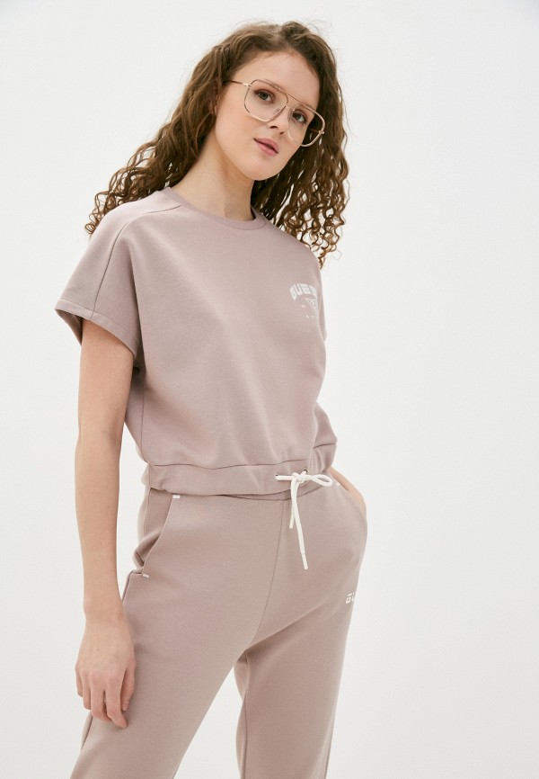

Футболка Guess Jeans, Бежевый
