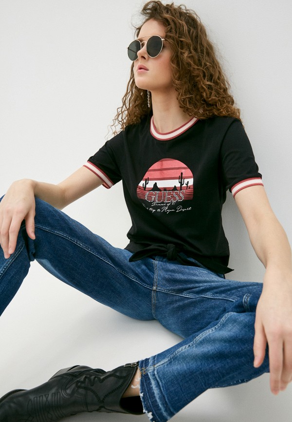 

Футболка Guess Jeans, Черный, Guess Jeans RTLAAB165701