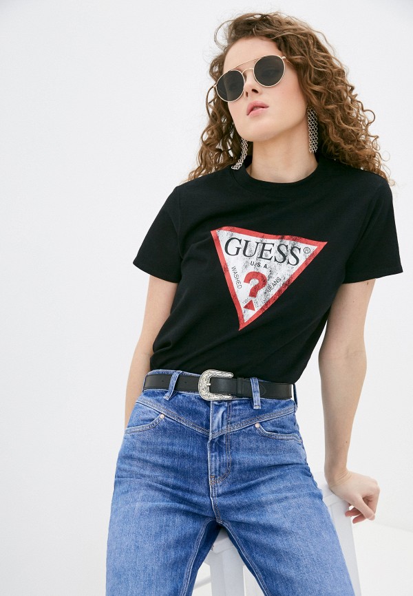 

Футболка Guess Jeans, Черный