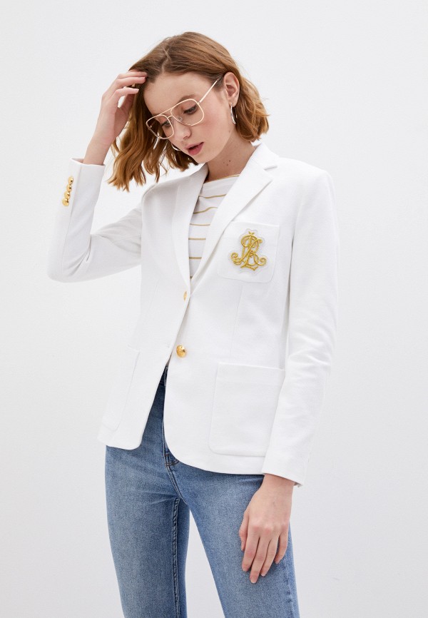 

Пиджак Lauren Ralph Lauren, Белый, Lauren Ralph Lauren RTLAAB179601