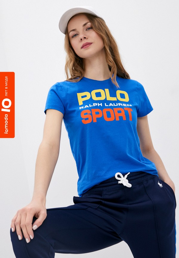 

Футболка Polo Ralph Lauren, Синий, Lamoda 10 Exclusive