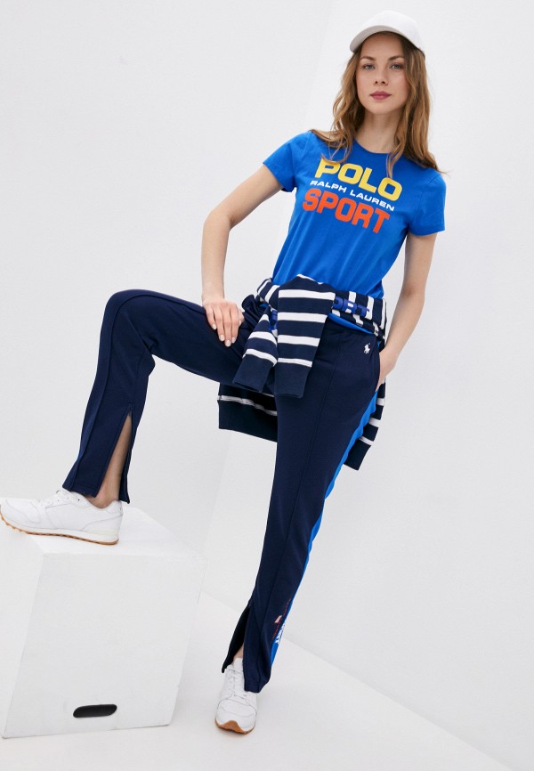 

Футболка Polo Ralph Lauren, Синий, Lamoda 10 Exclusive