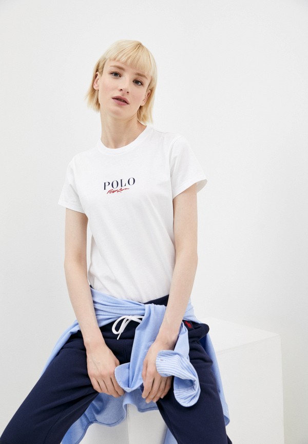 

Футболка Polo Ralph Lauren, Белый, Polo Ralph Lauren RTLAAB183501