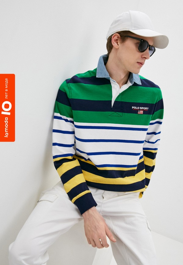 

Поло Polo Ralph Lauren, Разноцветный, Lamoda 10 Exclusive