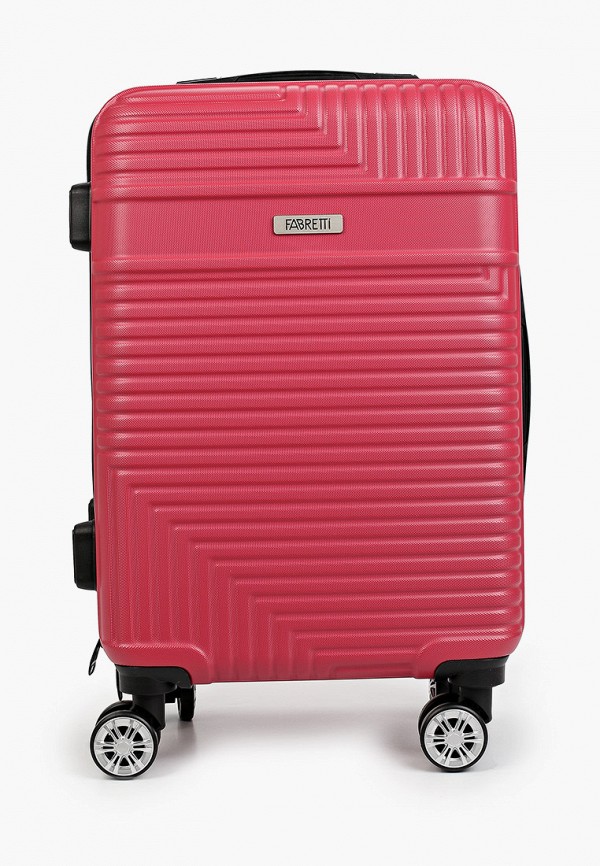 

Чемодан Fabretti, Розовый, Cabin size