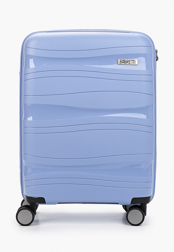 

Чемодан Fabretti, Голубой, Cabin size