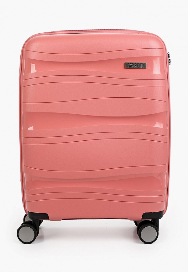 

Чемодан Fabretti, Розовый, Cabin size