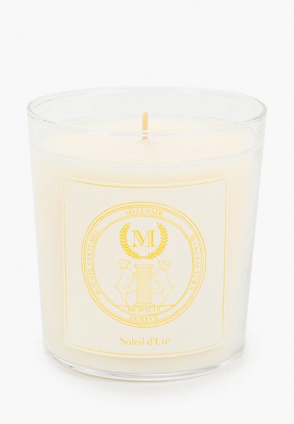 

Свеча ароматическая Mizensir, Белый, SOLEIL D'ETE, Scented Candle, 230 гр