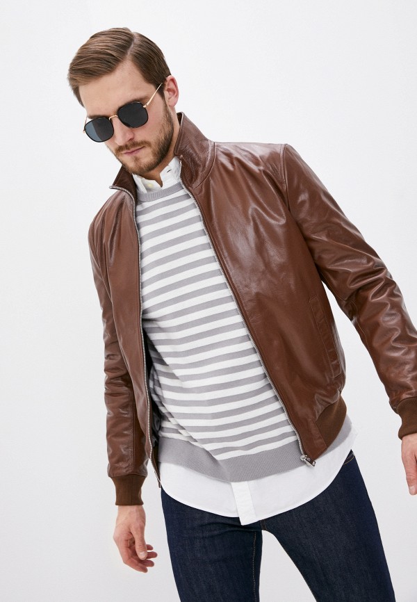 

Куртка кожаная Blouson, Коричневый