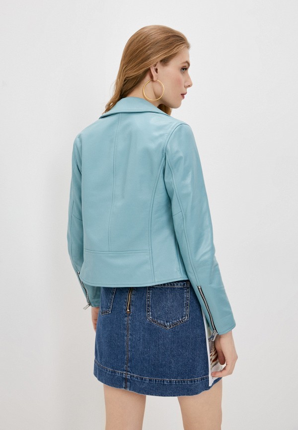 

Куртка кожаная Blouson, Бирюзовый, Blouson RTLAAB236801