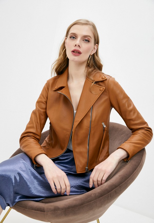 

Куртка кожаная Blouson, Коричневый