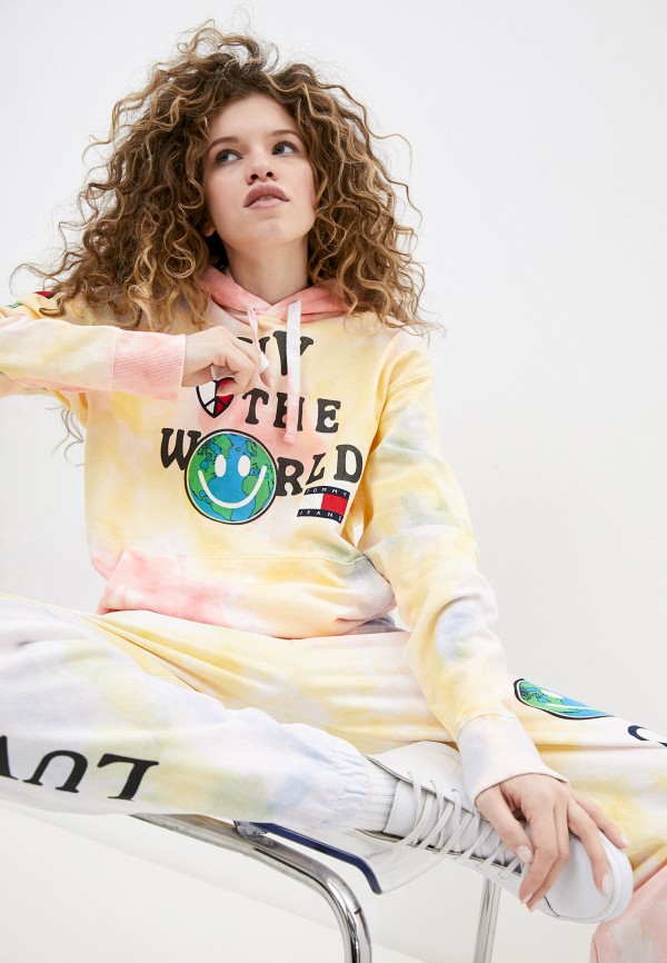 

Худи Tommy Jeans, Разноцветный, LUV THE WORLD