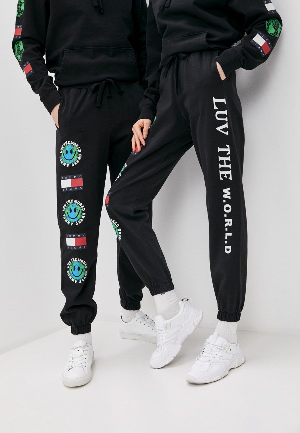 

Брюки спортивные Tommy Jeans, Черный, LUV THE WORLD