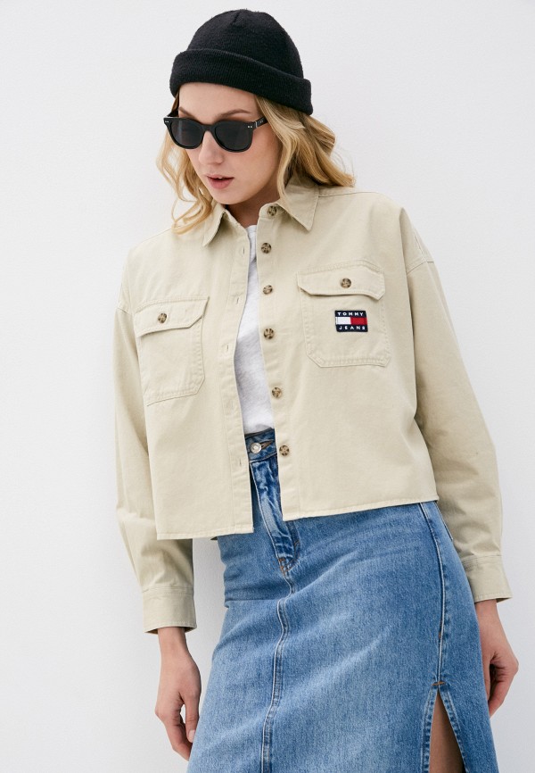 

Рубашка Tommy Jeans, Бежевый