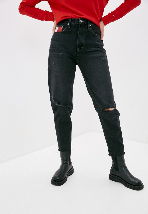 

Джинсы Tommy Jeans, Черный, MOM JEAN ULTRA HR