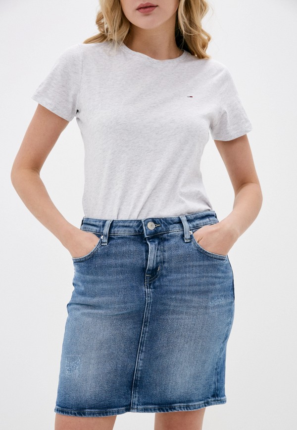 

Юбка джинсовая Tommy Jeans, Голубой
