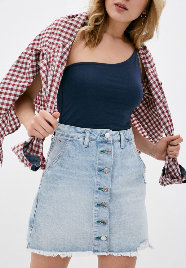 

Юбка джинсовая Tommy Jeans, Голубой