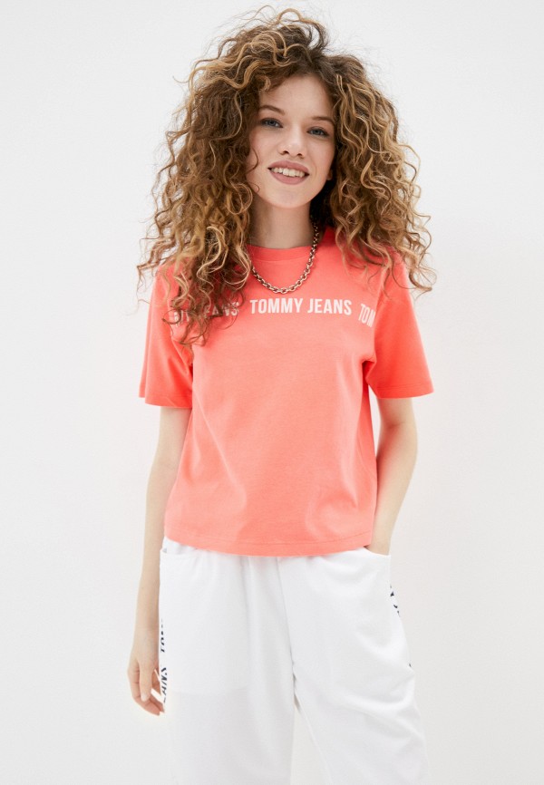 

Футболка Tommy Jeans, Коралловый