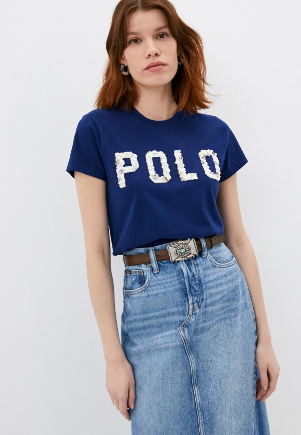 

Футболка Polo Ralph Lauren, Синий, Polo Ralph Lauren RTLAAB320401