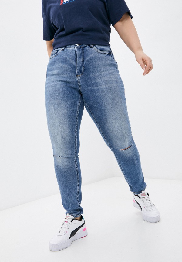 

Джинсы Vero Moda Curve, Голубой, VMLORAEMILIE HW LB JEANS