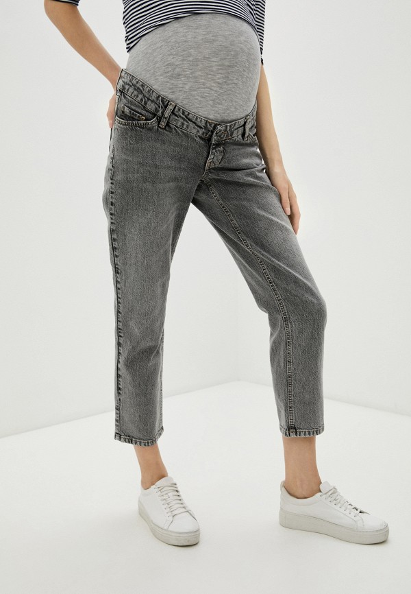 

Джинсы Mamalicious, Серый, MLTOWN CROPPED COMFY FIT