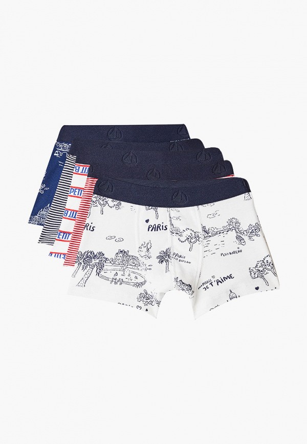 

Трусы 5 шт. Petit Bateau, Белый;красный;синий, Petit Bateau RTLAAB448201