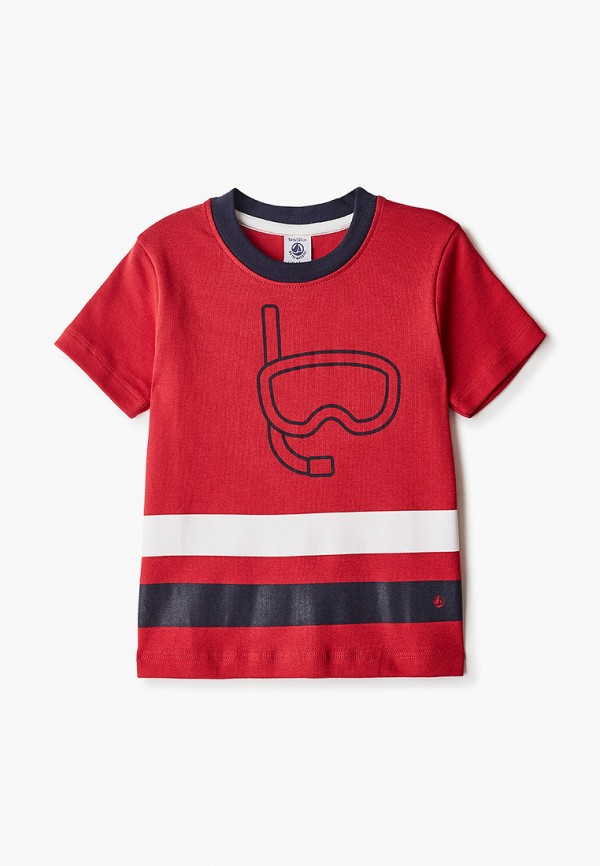 

Футболка Petit Bateau, Красный, Petit Bateau RTLAAB449701