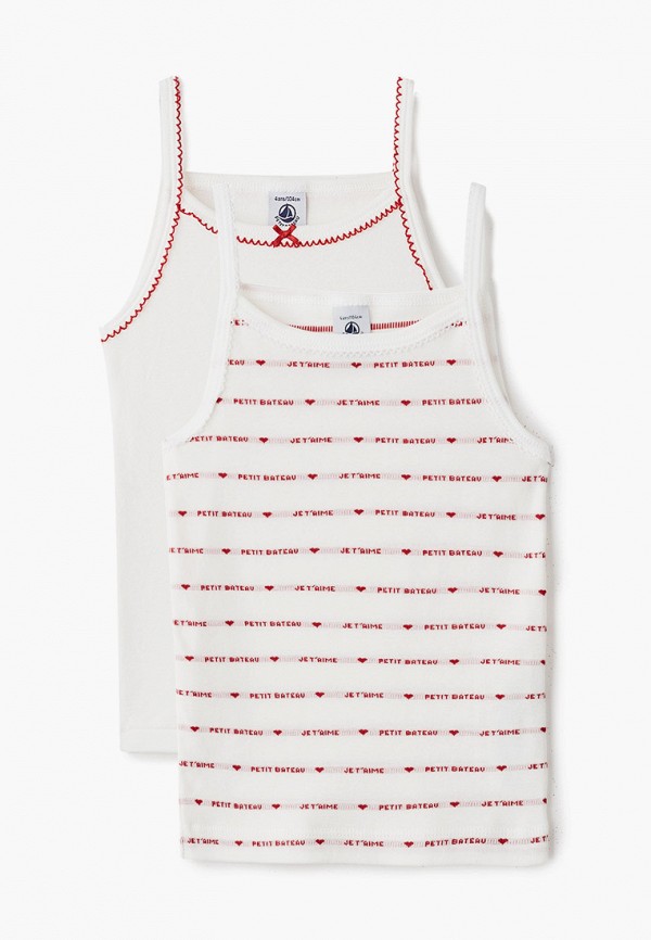 

Майки 2 шт. Petit Bateau, Белый