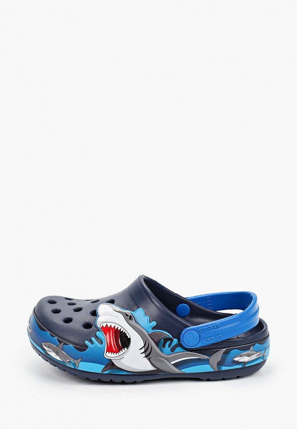 Сабо Crocs синего цвета