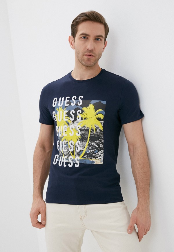 

Футболка Guess Jeans, Синий
