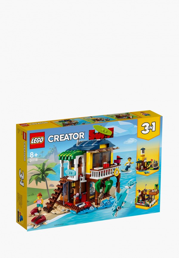 

Конструктор Creator LEGO, Разноцветный, 31118, Surfer Beach House, 564 детали