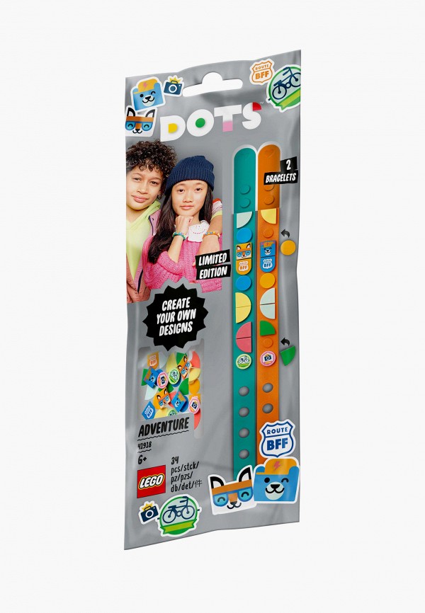 

Набор LEGO, Разноцветный, LEGO Dots 41918 Adventure Bracelets