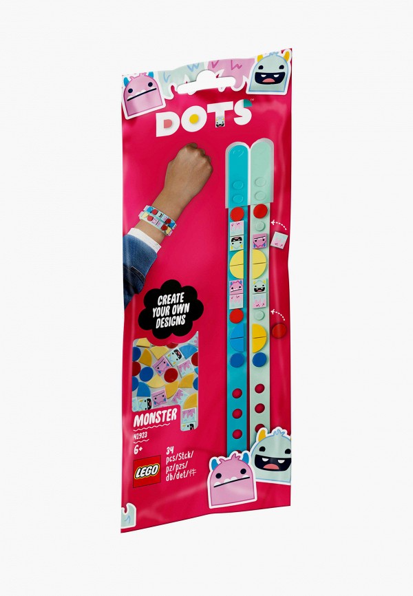 

Набор LEGO, Разноцветный, LEGO Dots 41923 Monster Bracelets