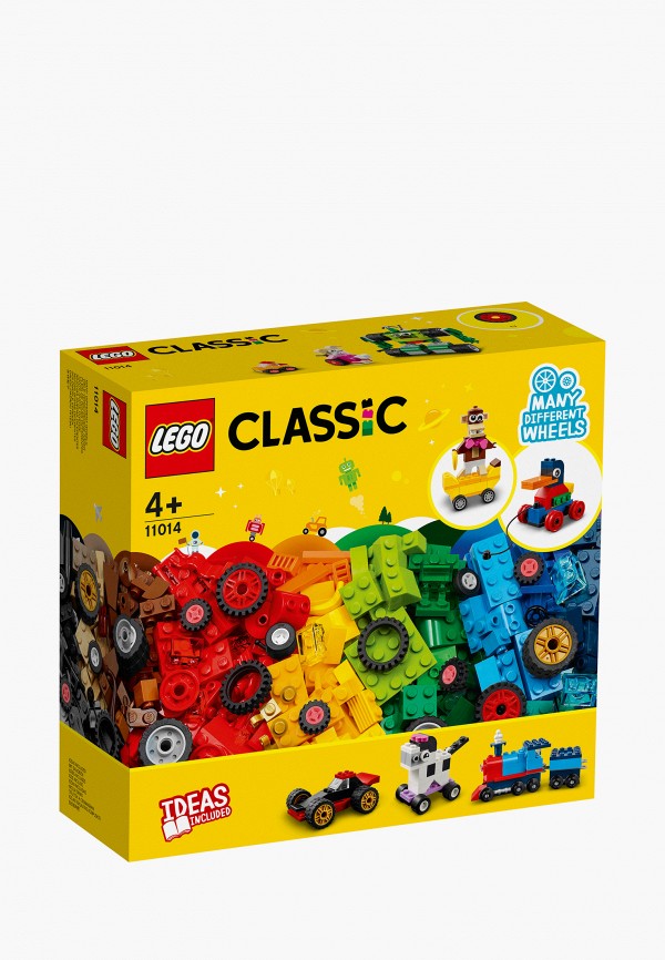 

Конструктор Classic LEGO, Разноцветный, 11014, Кирпичи и колеса, Bricks and Wheels