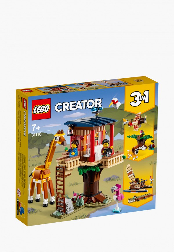 

Конструктор Creator LEGO, Разноцветный, 31116 Safari Wildlife Tree House, 397 деталей