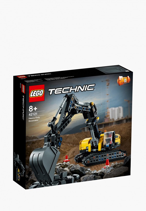 

Конструктор Technic LEGO, Разноцветный, 42121 Heavy-Duty Excavator, 569 деталей