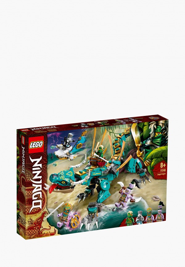 

Конструктор NINJAGO LEGO, Разноцветный, 71746, Дракон из джунглей