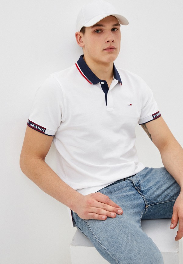 

Поло Tommy Jeans, Белый